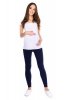 Good quality maternity Full lenght long leggings 95% Cotton 3085 Navy